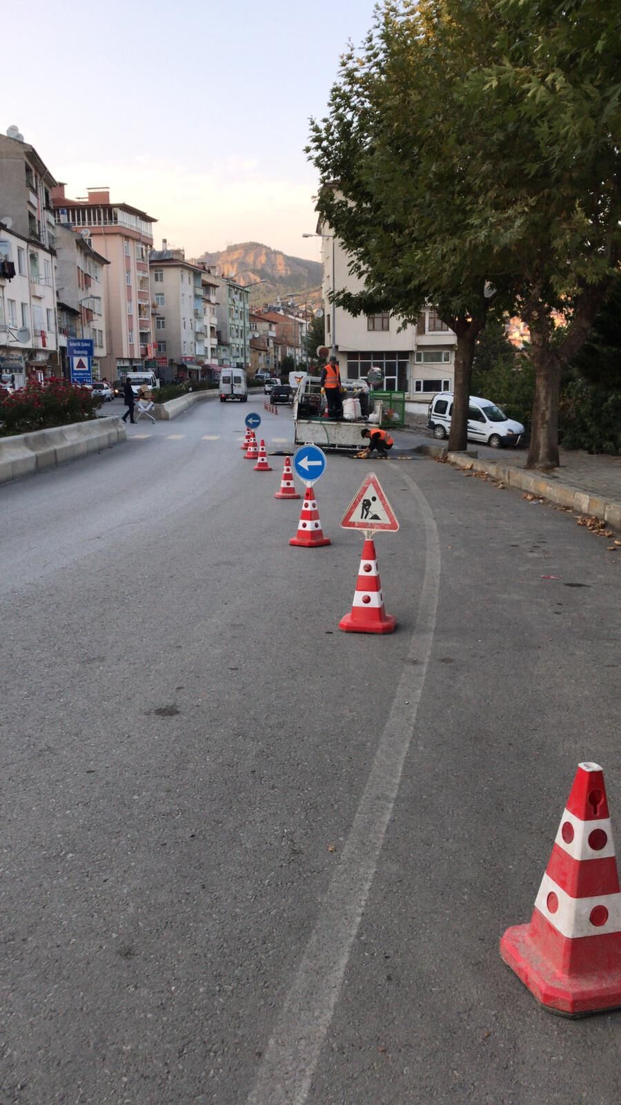 75 cm Agırlıklı Trafik Konisi Plastik Duba Trafik Yol Konisi Otopark Dubası