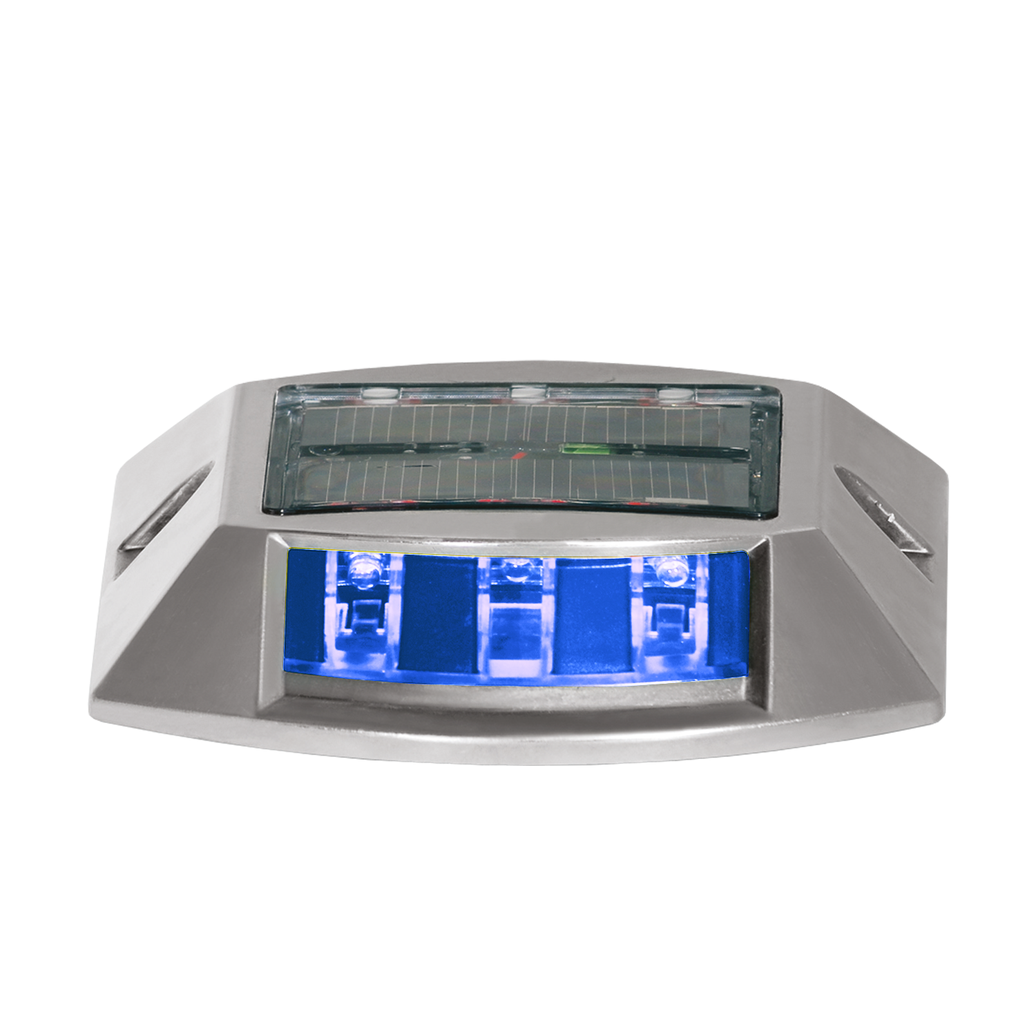 Solar Yol Butonları Güneş Enerjili Yol Butonu Trafik Ledli Solar Buton Fiyatı(Mavi)