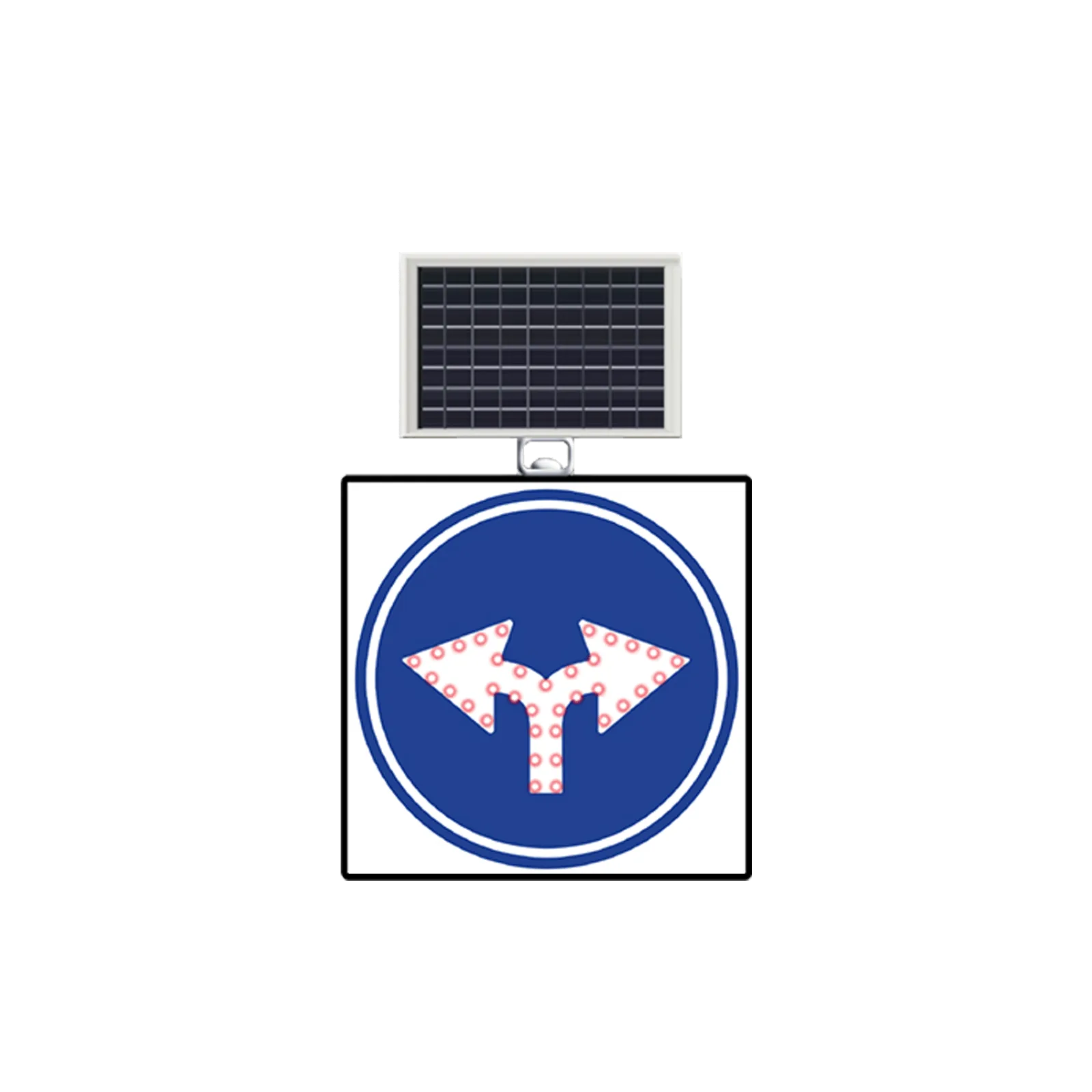 Her İki Yöne Gidilir Güneş Enerjili Ledli Levhası (TT-35f)