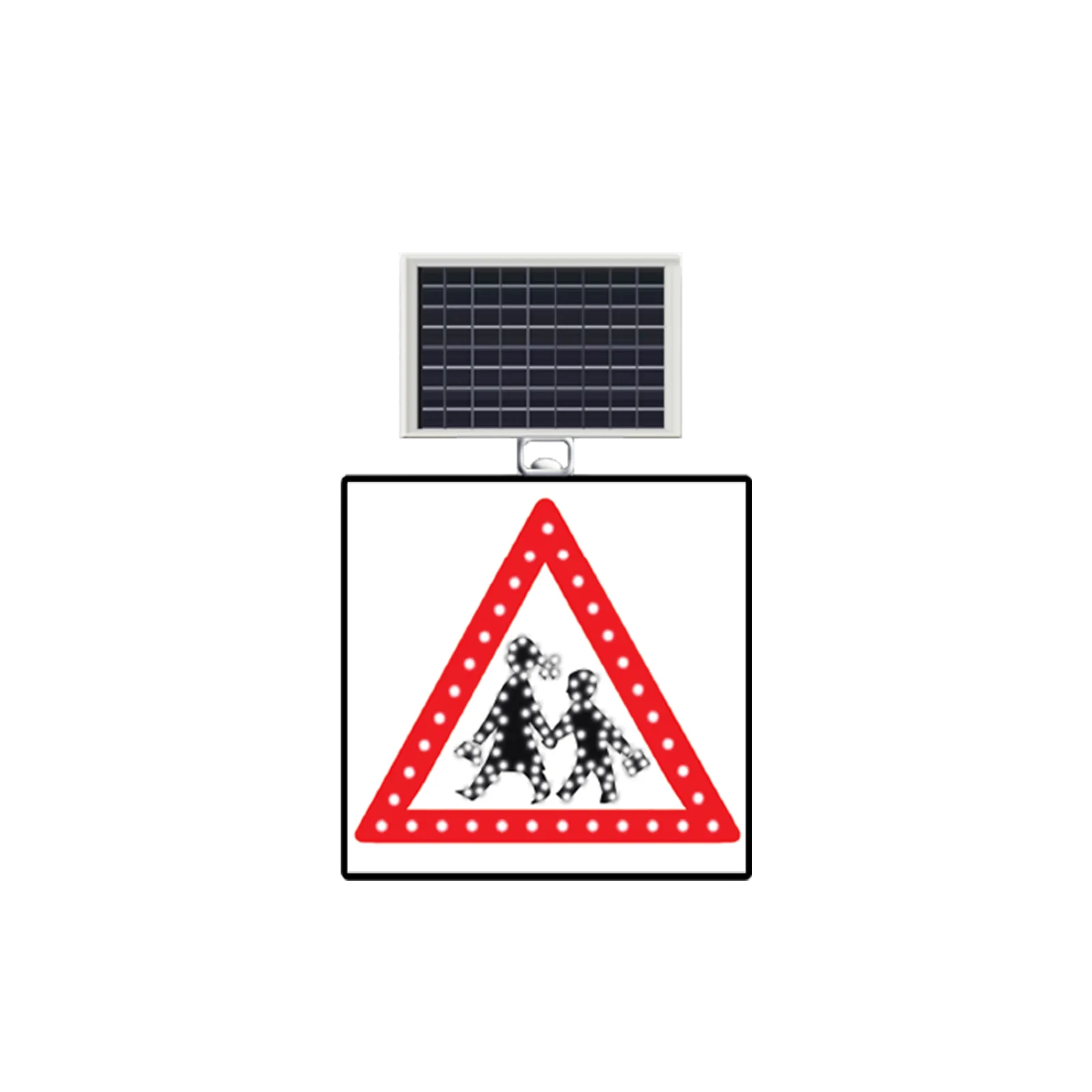 Okul Geçidi Güneş Enerjili Ledli Levhası (T-12)