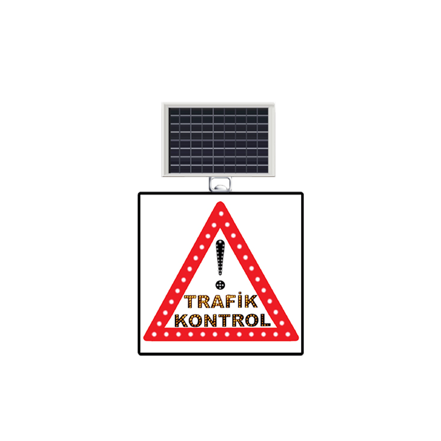 Trafik Kontrol Levhası Güneş Enerjili Ledli Solar İkaz Trafik Levhası Fiyatı