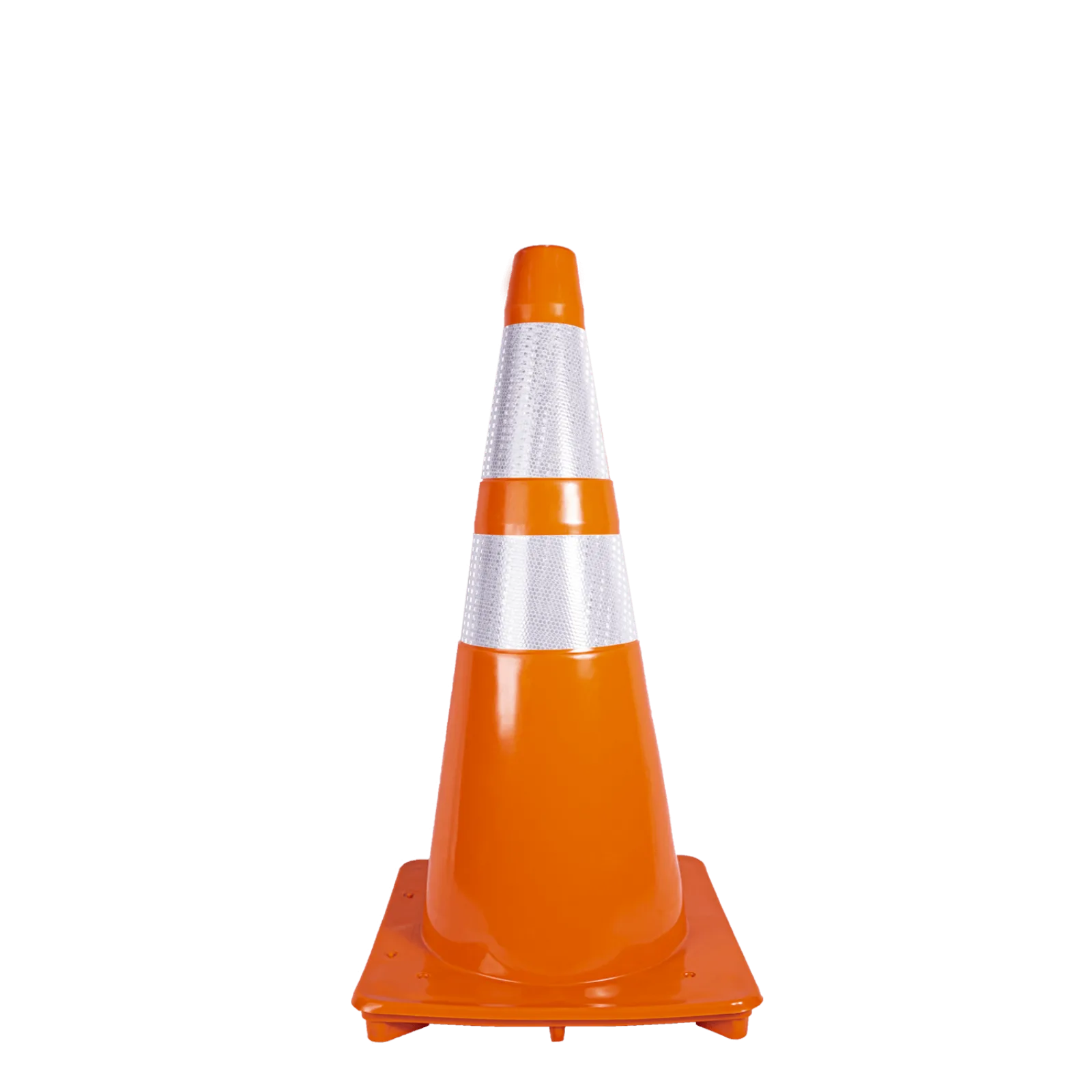 70 cm Trafik Konisi (Plastik Reflektörlü)
