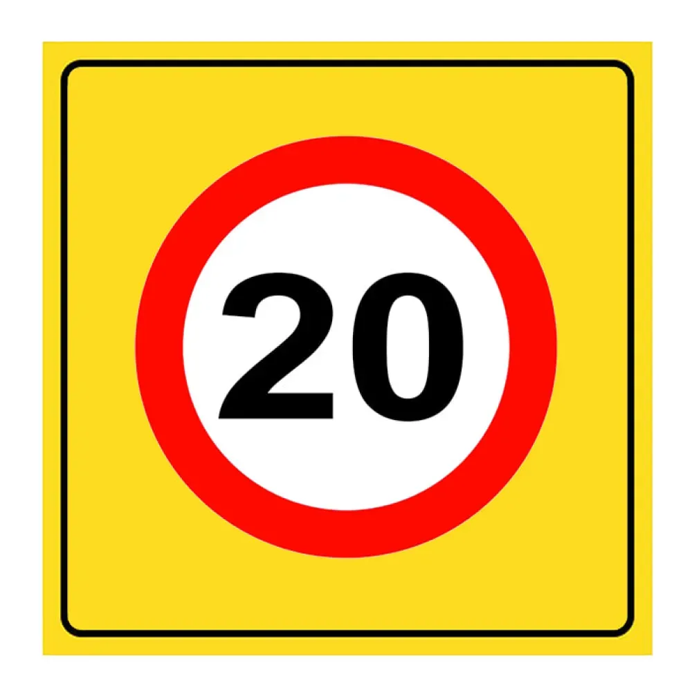 Azami Hız Sınırı Levhası 20 km (TT-29)