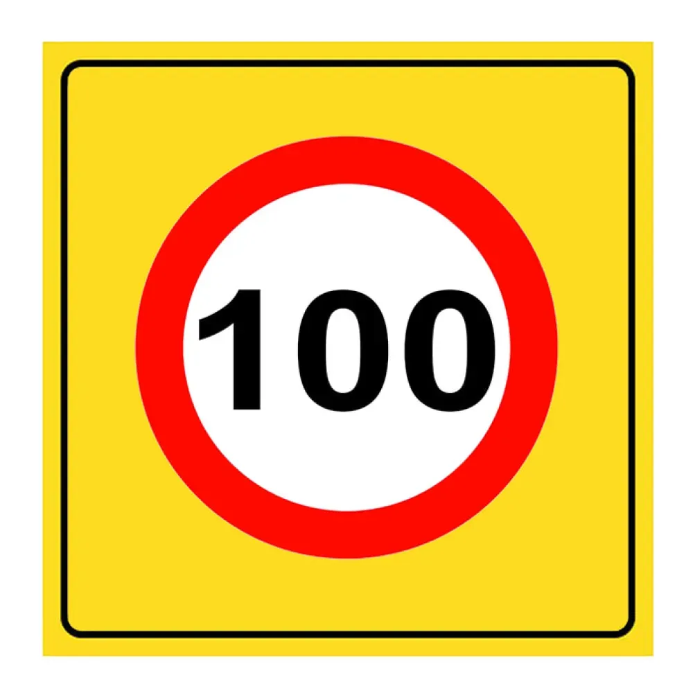 Azami Hız Sınırı Levhası 100 km (TT-29)