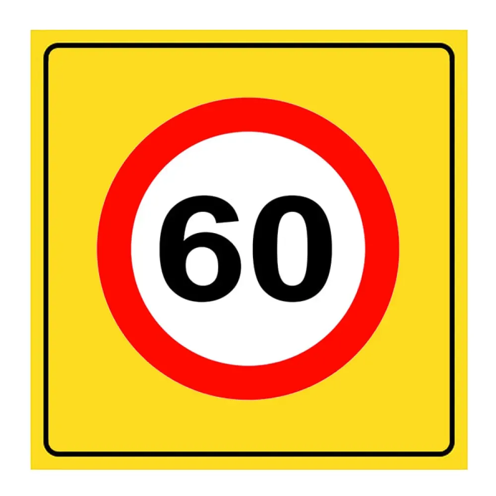 Azami Hız Sınırı Levhası 60 km (TT-29)