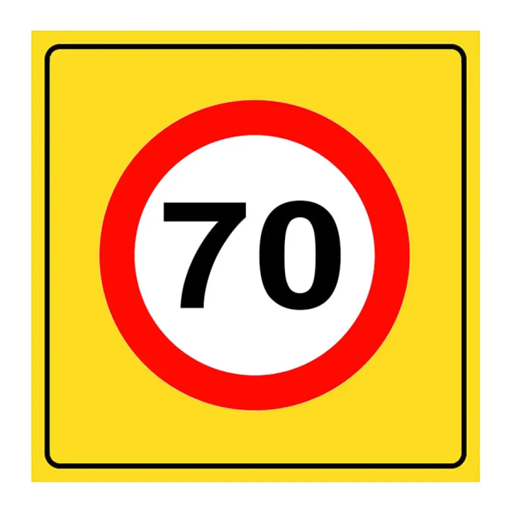 Azami Hız Sınırı Levhası 70 km (TT-29)