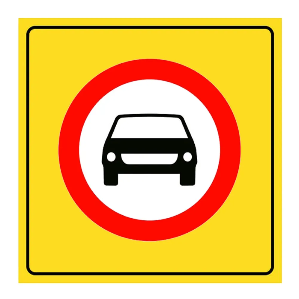 Motosiklet Hariç Motorlu Taşıt Trafiğine Kapalı Yol Levhası (TT-6)
