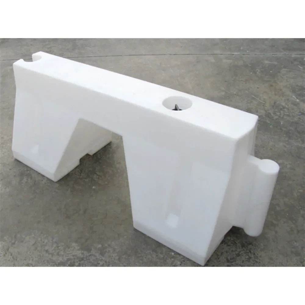 Yol Bariyeri Plastik Su Bariyeri Karayolları Oto Yol Kenarı Bariyer Beyaz 50x50x120 cm